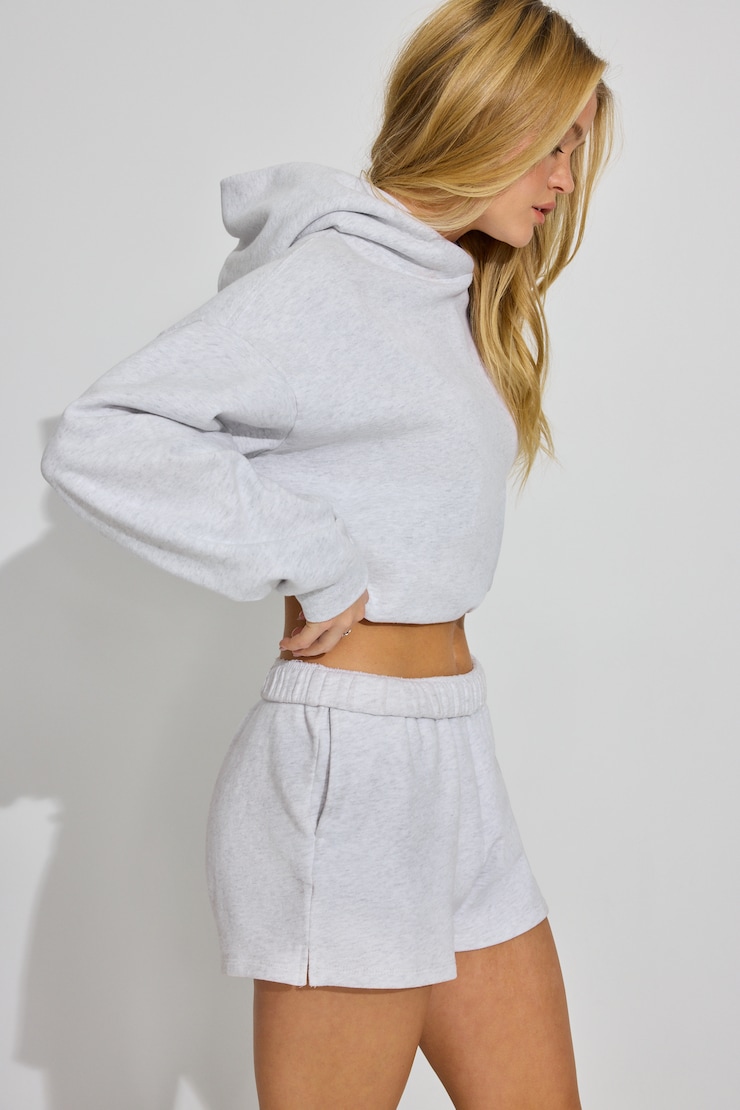 SoftTerry High Rise Shorts Gray - Image 3