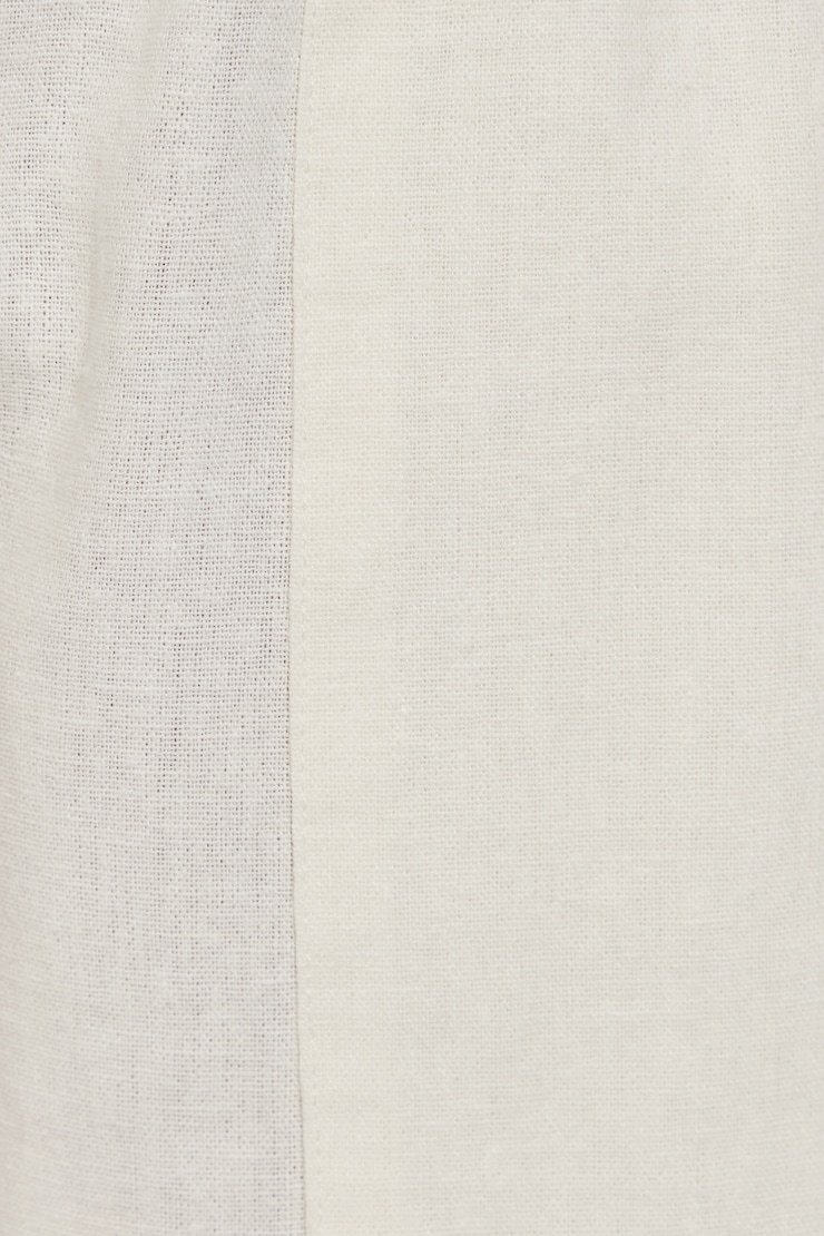 Millie Linen Pull-On Pants White - Image 5