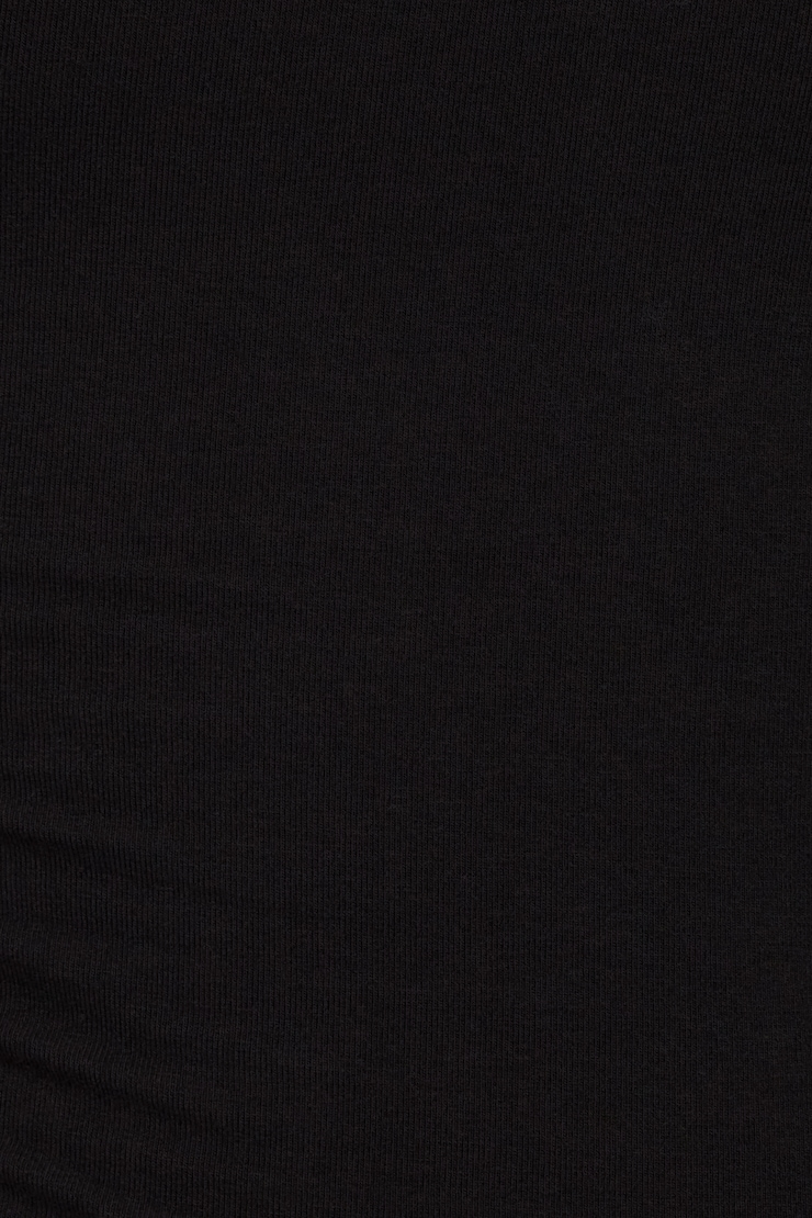 SuperSoft Ruched Back Top Black - Image 4