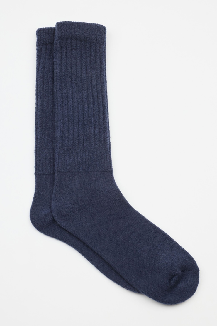 Scrunch Cloud Sock Navy - Image 2