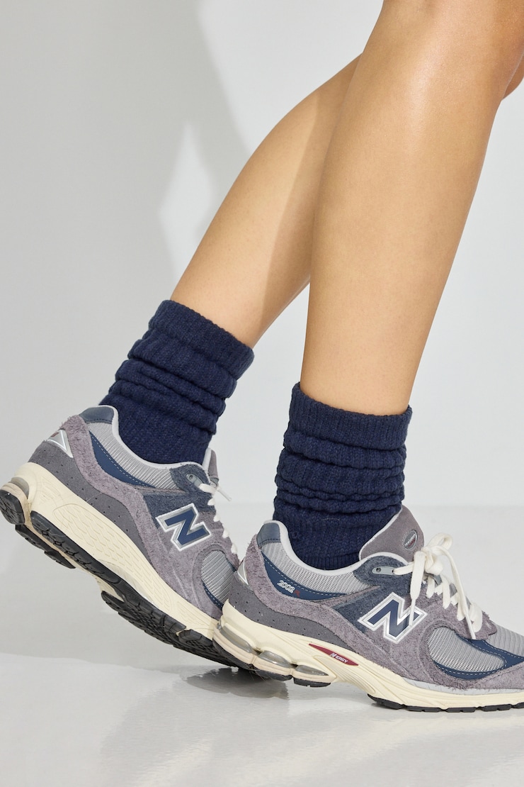 Scrunch Cloud Sock Navy - Image 6