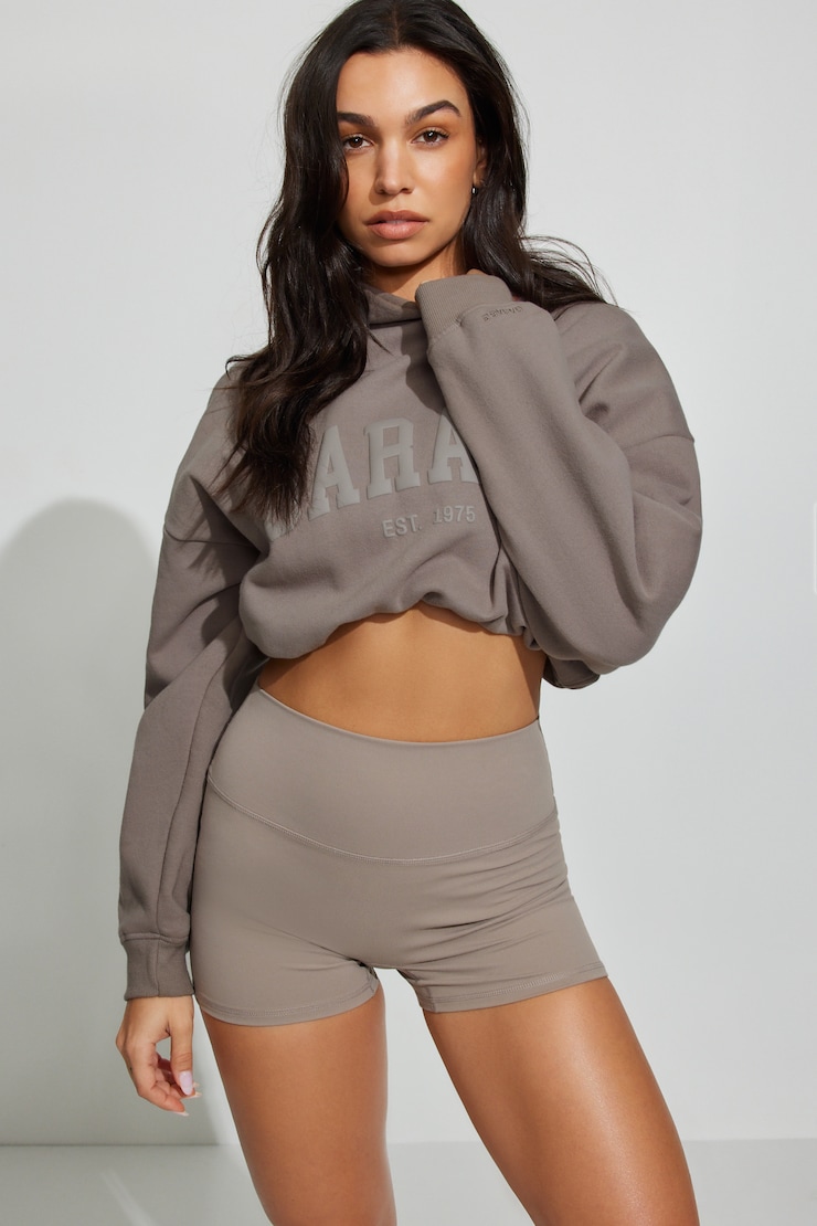 SoftActive Booty Shorts Beige - Image 2