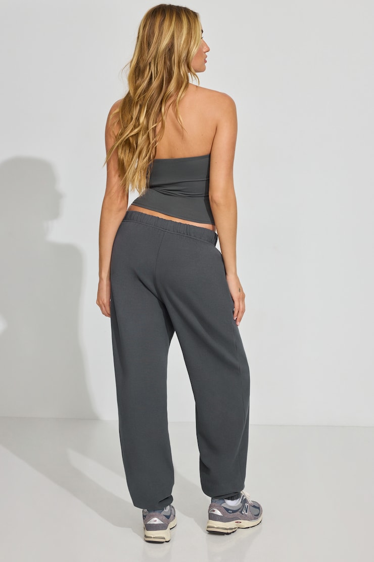 UltraFleece Boyfriend Sweatpants Grey - Image 3