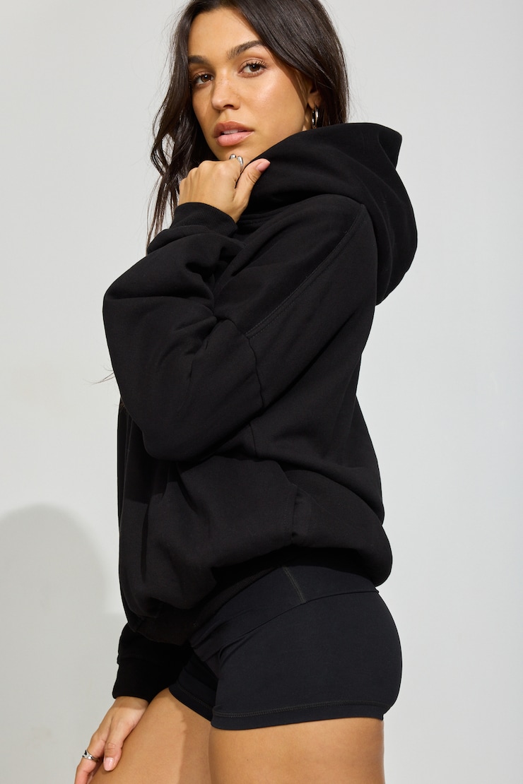 UltraFleece Hoodie Black - Image 2