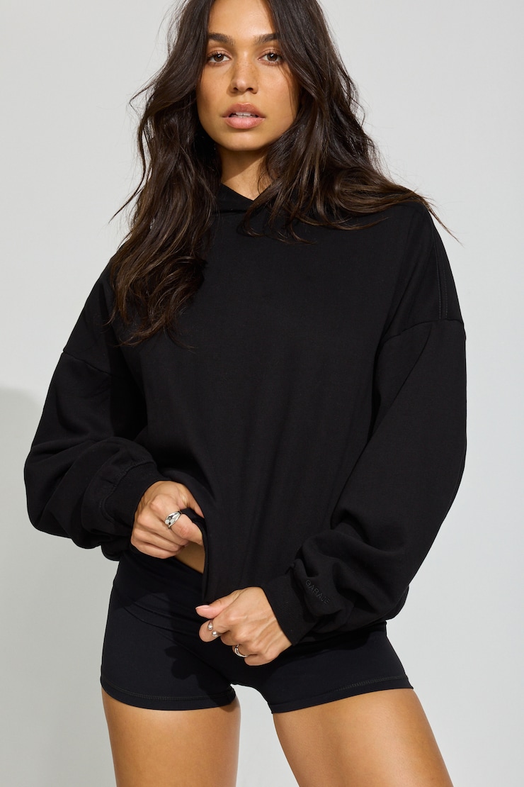 UltraFleece Hoodie Black - Image 3