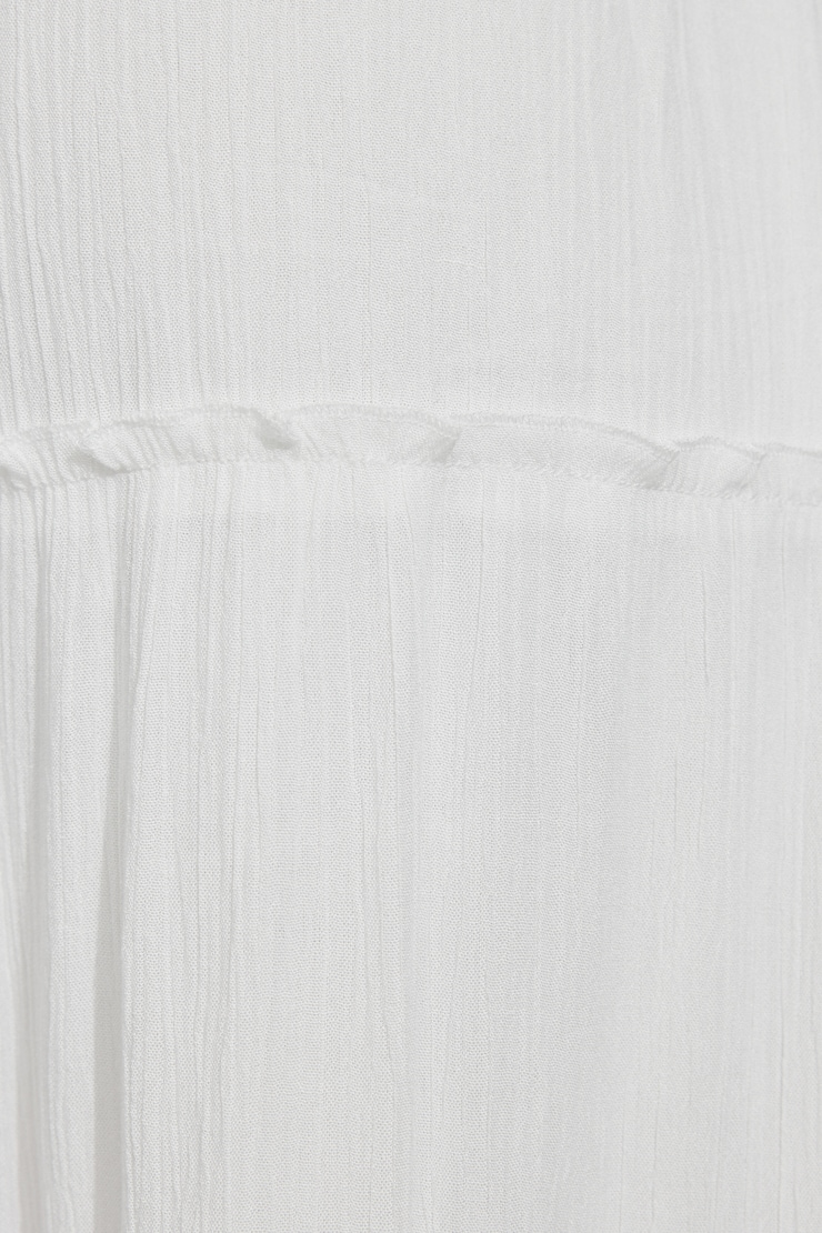 Tiered Maxi Skirt White - Image 9