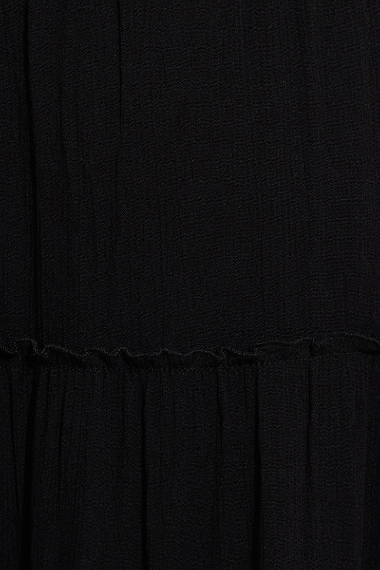 Tiered Maxi Skirt Black - Image 4