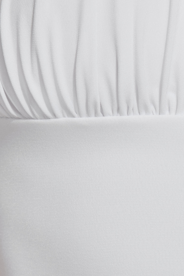 Pixie Plunge Halter Top White - Image 6