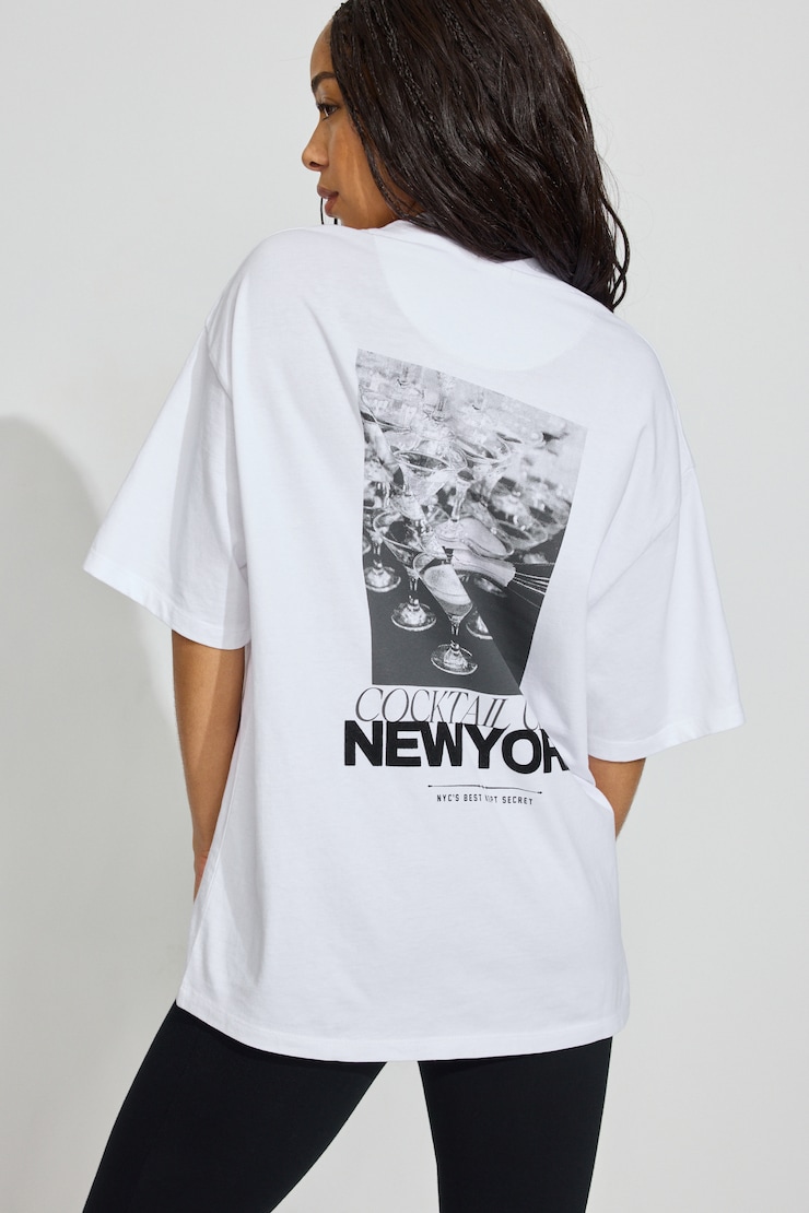 Oversized Boyfriend Tee White