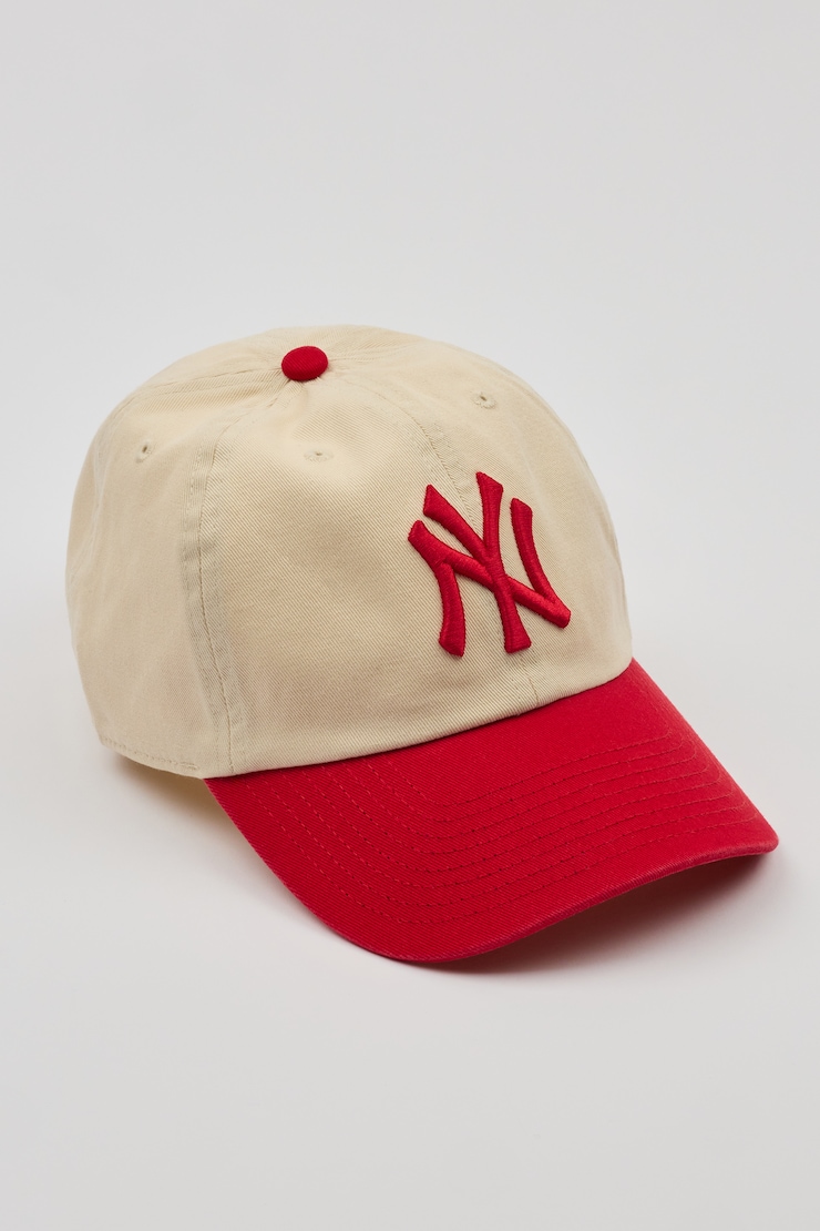 47 BRAND Two-Tone Clean Up Cap - NY Red - Image 2