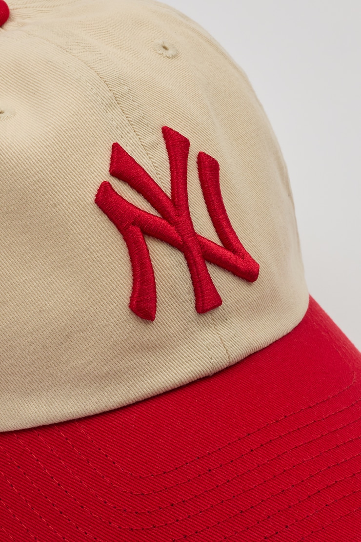 47 BRAND Two-Tone Clean Up Cap - NY Red - Image 3