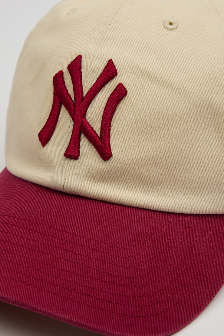 47 BRAND Two-Tone Clean Up Cap - NY Red - Image 4