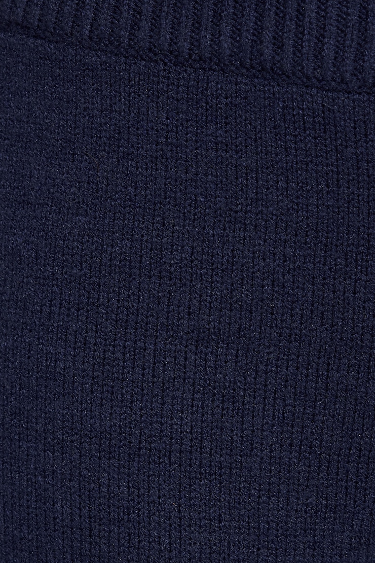 Straight Leg Sweater Pants Navy - Image 4