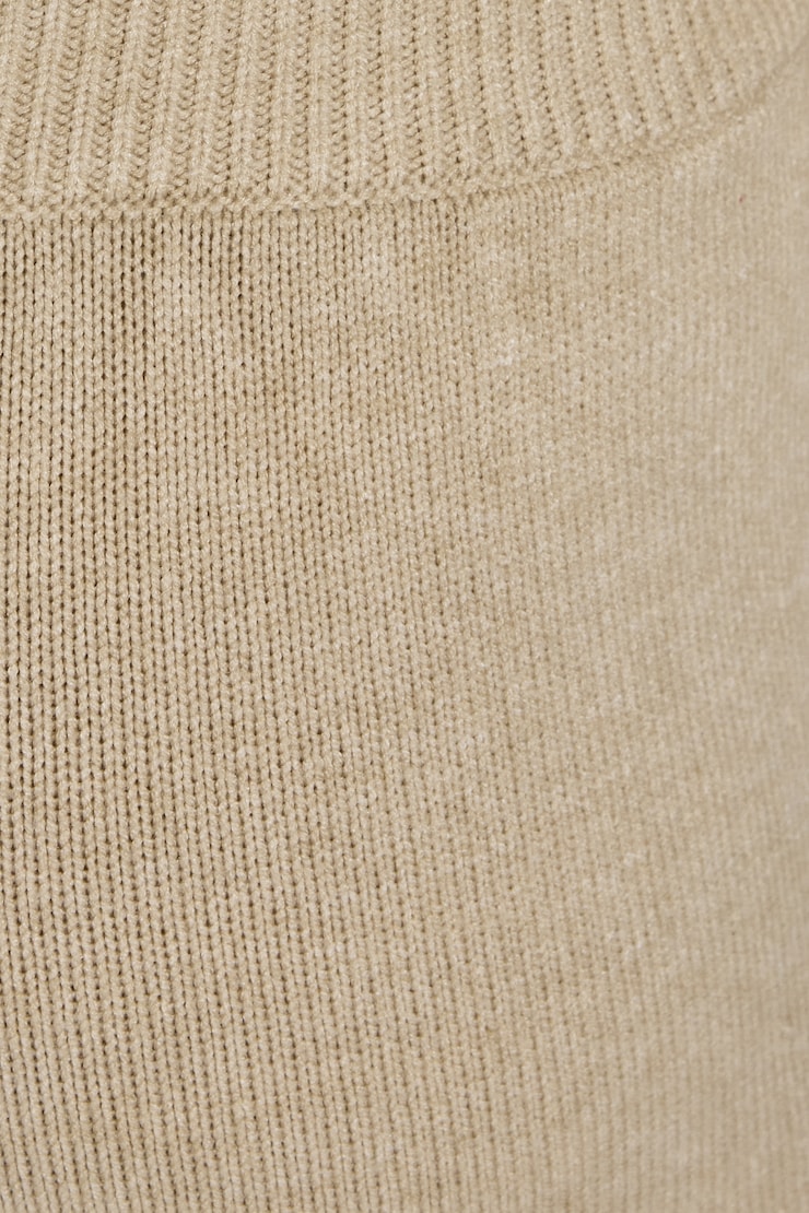 Straight Leg Sweater Pants BROWN - Image 4