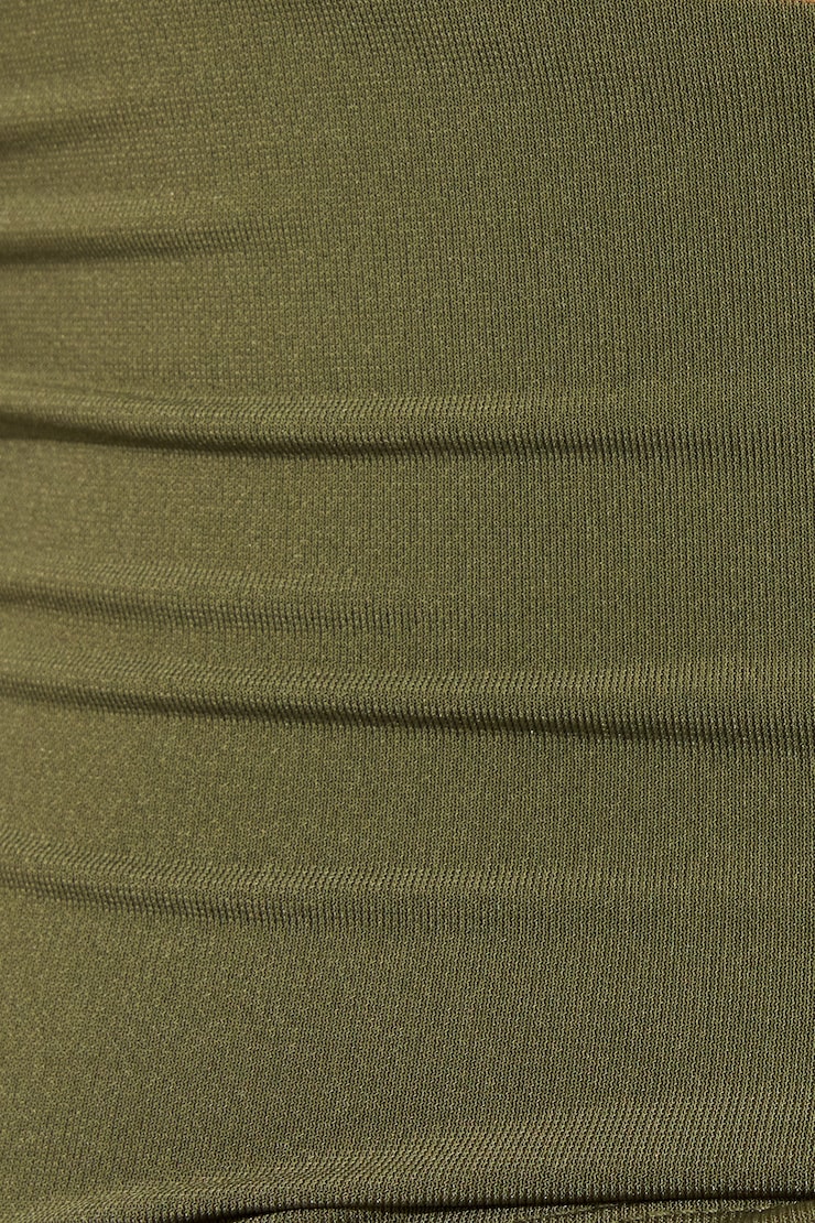 Deep Cowl Neck Halter Top Green - Image 5