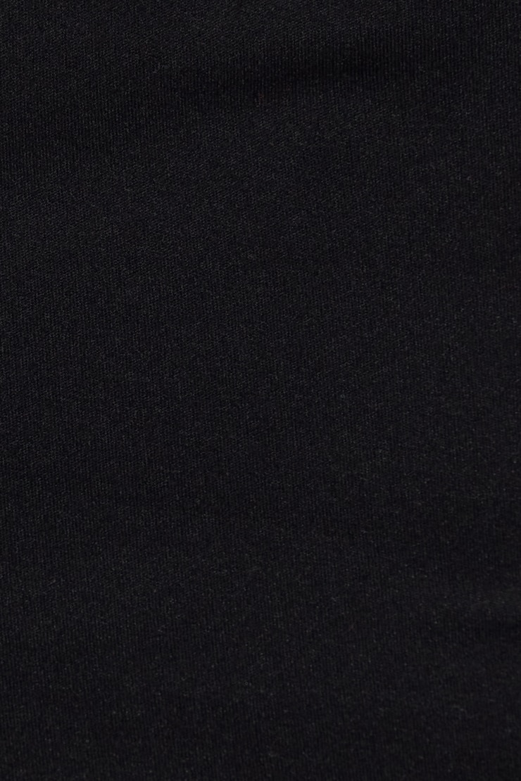 Sleek V-Neck Long Sleeve Top Black - Image 4