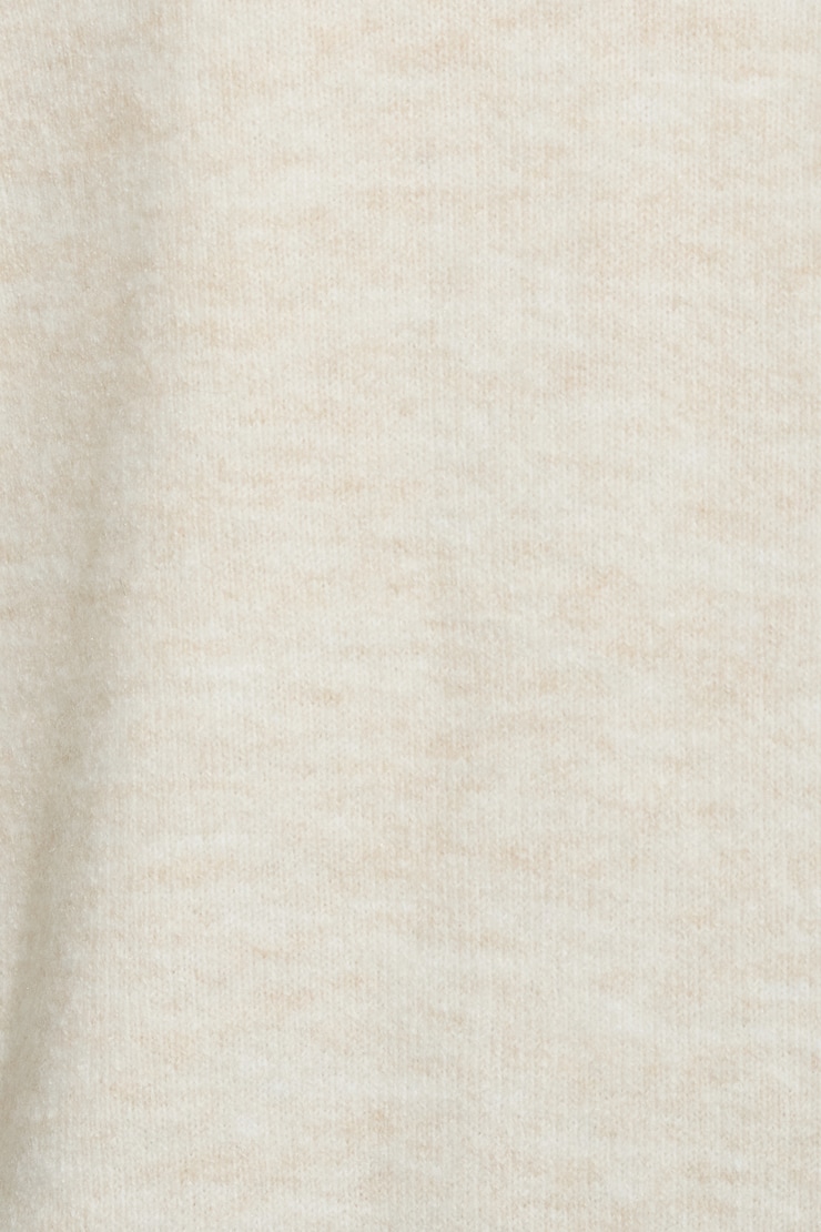 Long Sleeve Spongy Oversized Cardigan Beige - Image 4