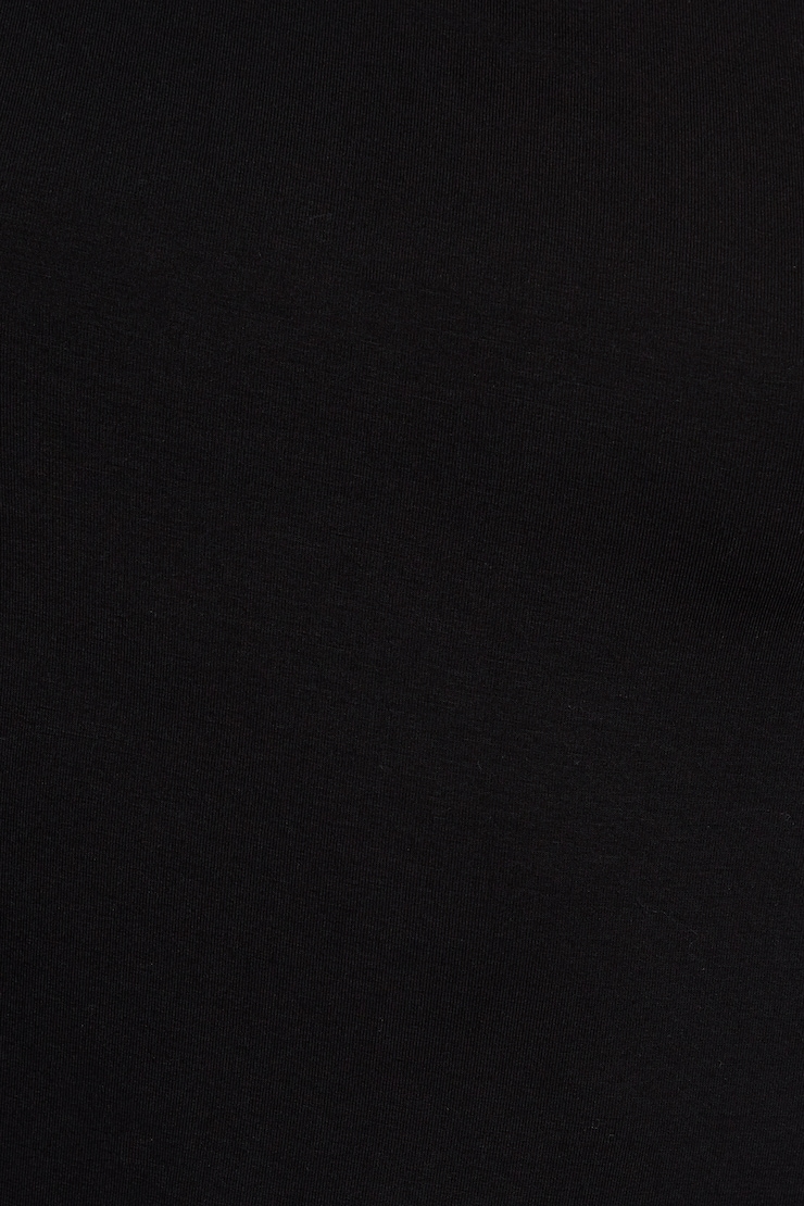 Off Shoulder Draped Mini Dress BLACK - Image 4