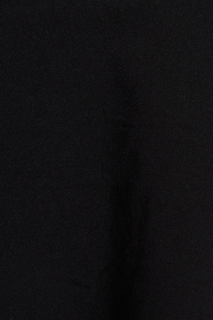 Tie Back Apron Top Black - Image 4