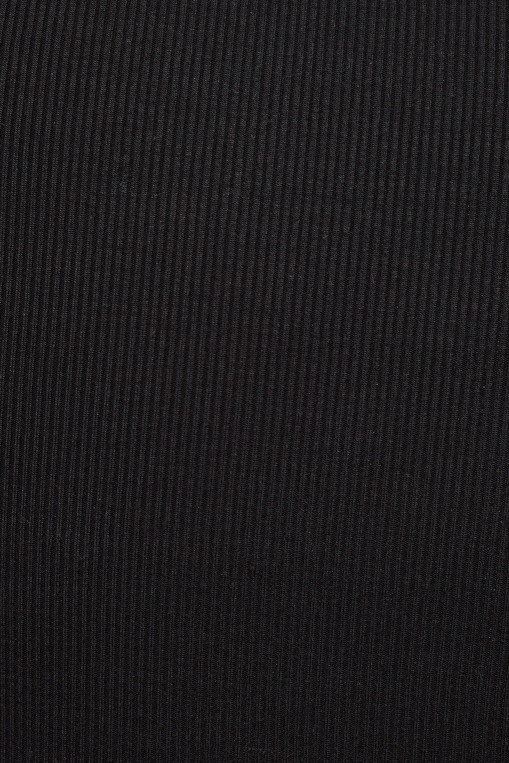 Crossover Long Sleeve Top Black - Image 5