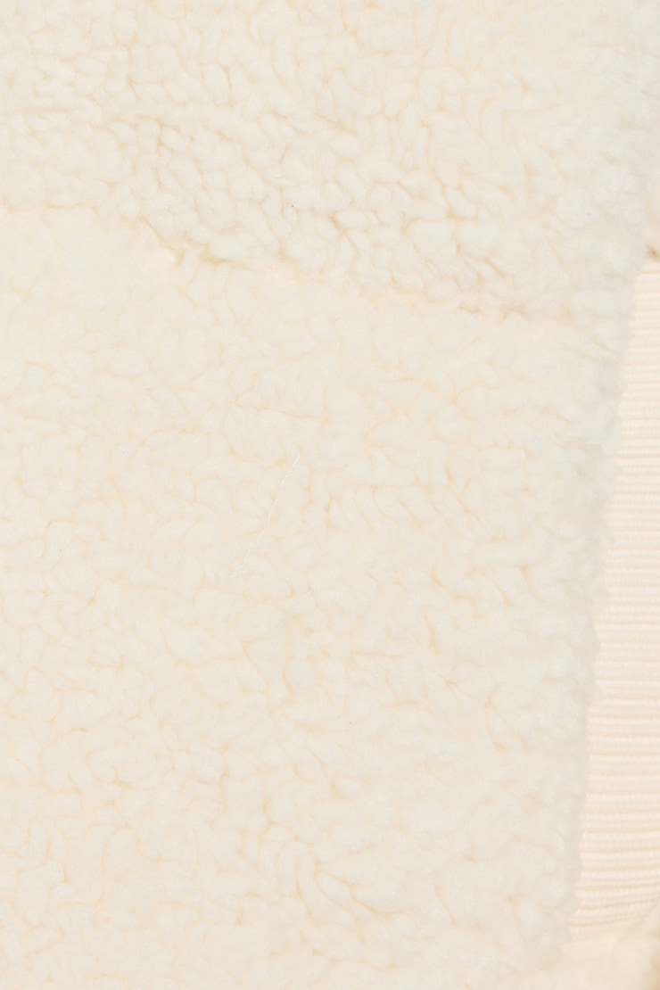 Sherpa Puffer Jacket Beige - Image 4