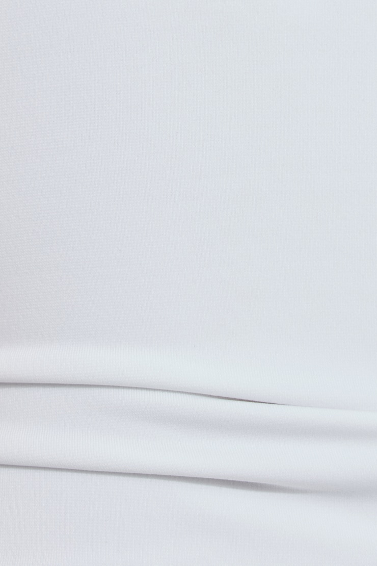 Crossover Shirred Cami Top White - Image 5