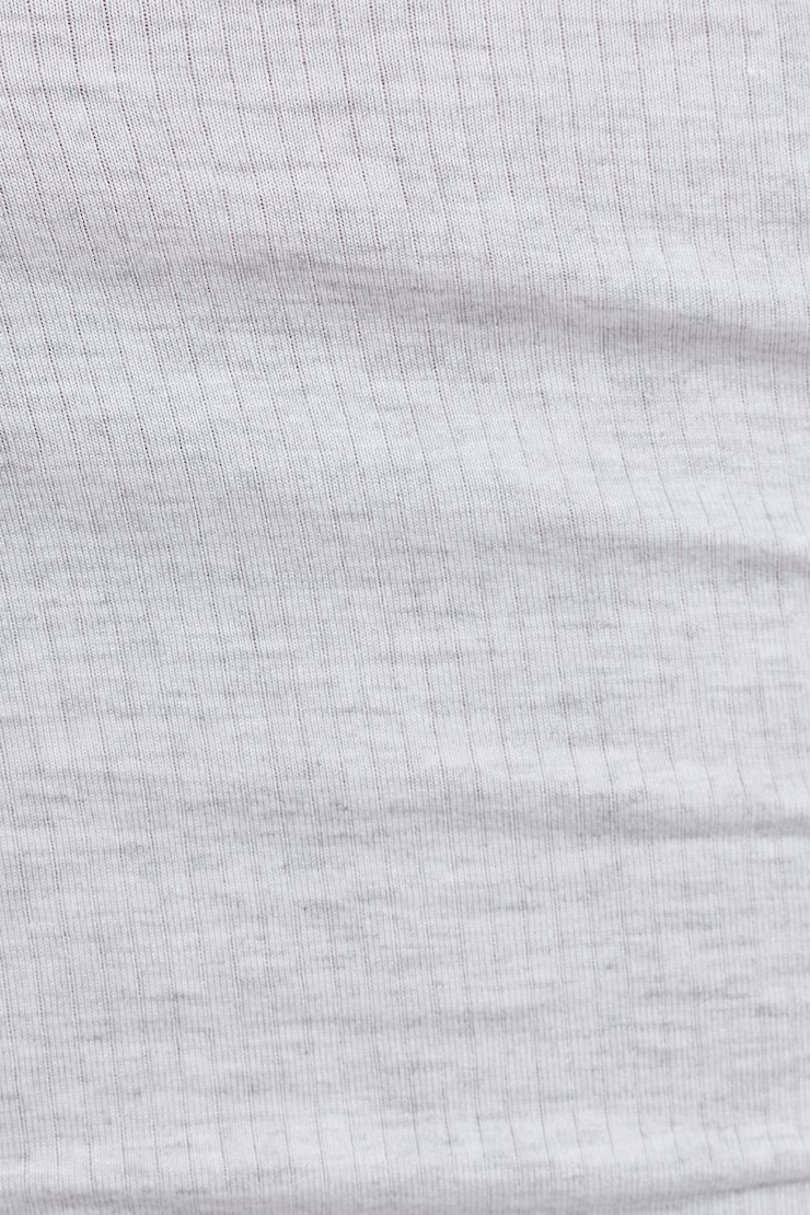 Sheer Ribbed Slouchy Pants Gray - Image 4