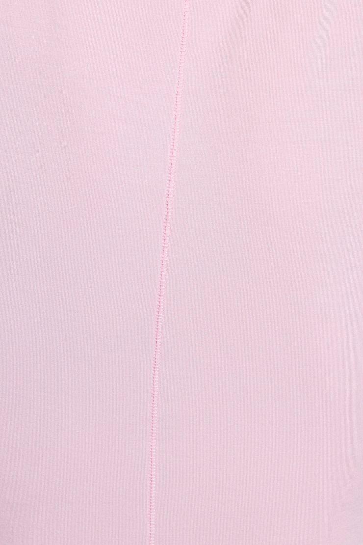 Smooth Scoop Neck Long Sleeve Top Pink - Image 5