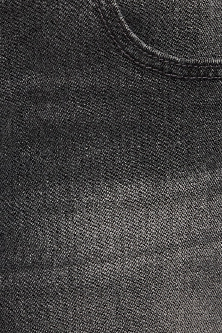 Denim Mini Skirt Black - Image 5