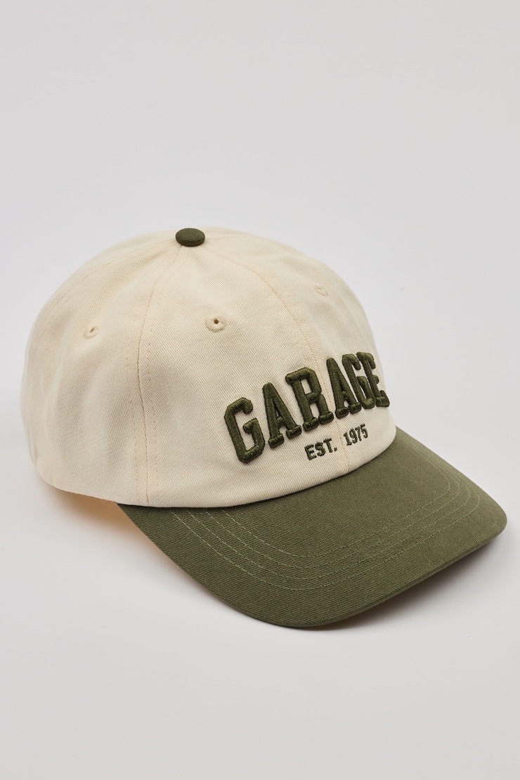GARAGE Branded Cap Beige - Image 2