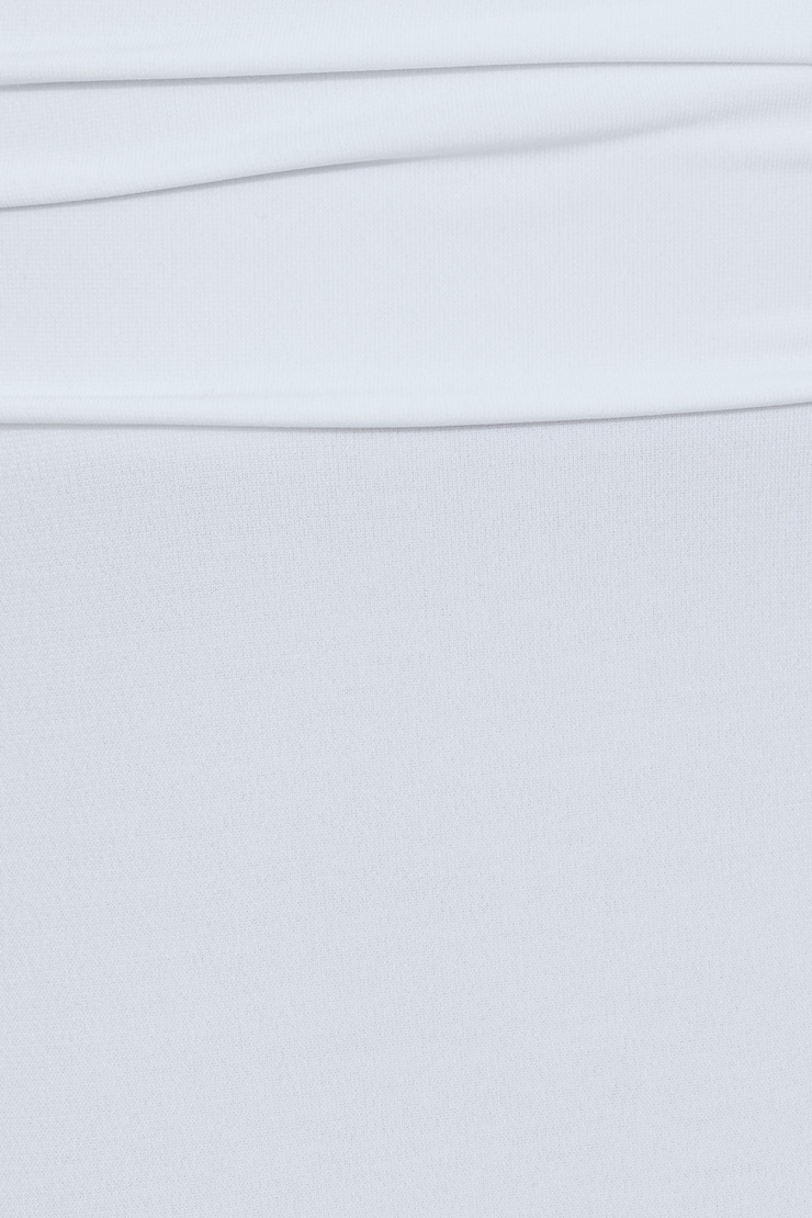 Plunge Halter Hankerchief Top White - Image 4