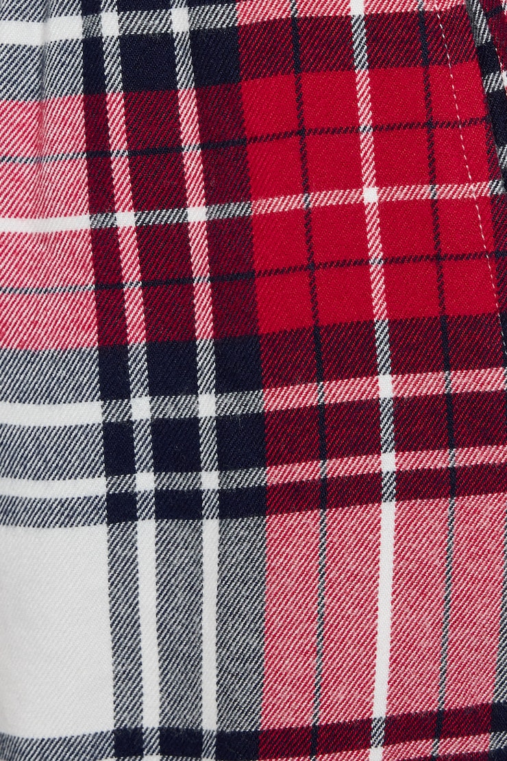 Flannel Shorts Red - Image 4