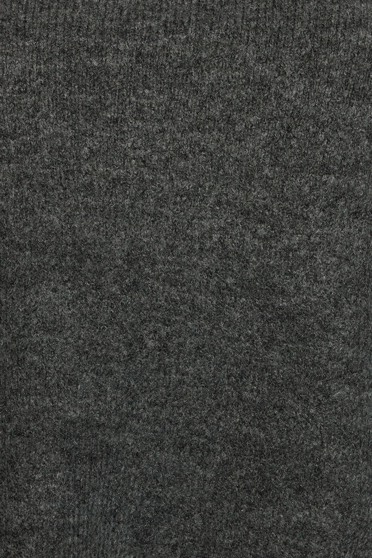 Spongy Cropped Turtleneck Gray - Image 5