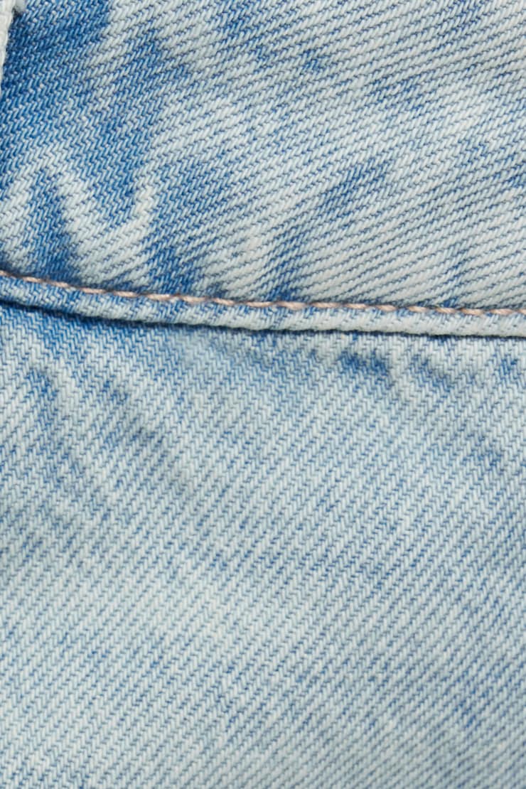 Ultra Low Rise Relaxed Shorts Blue - Image 4