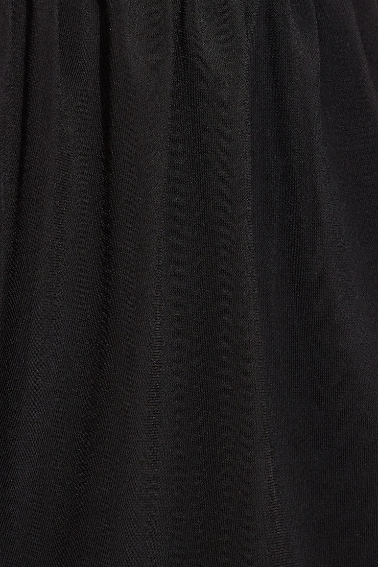 Halter Open Back Apron Top Black - Image 4