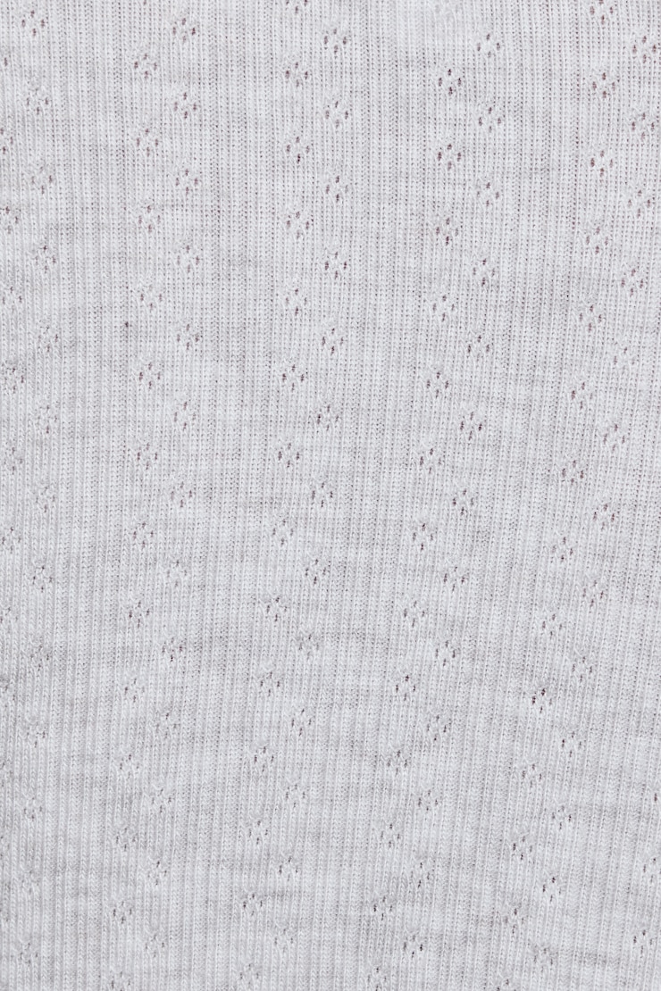 Pointelle Cami Top Gray - Image 4