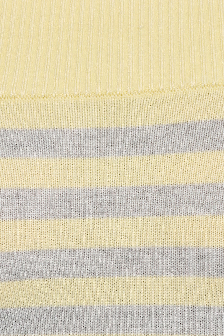 Reya Fitted Off Shoulder Sweater Yellow - Image 4