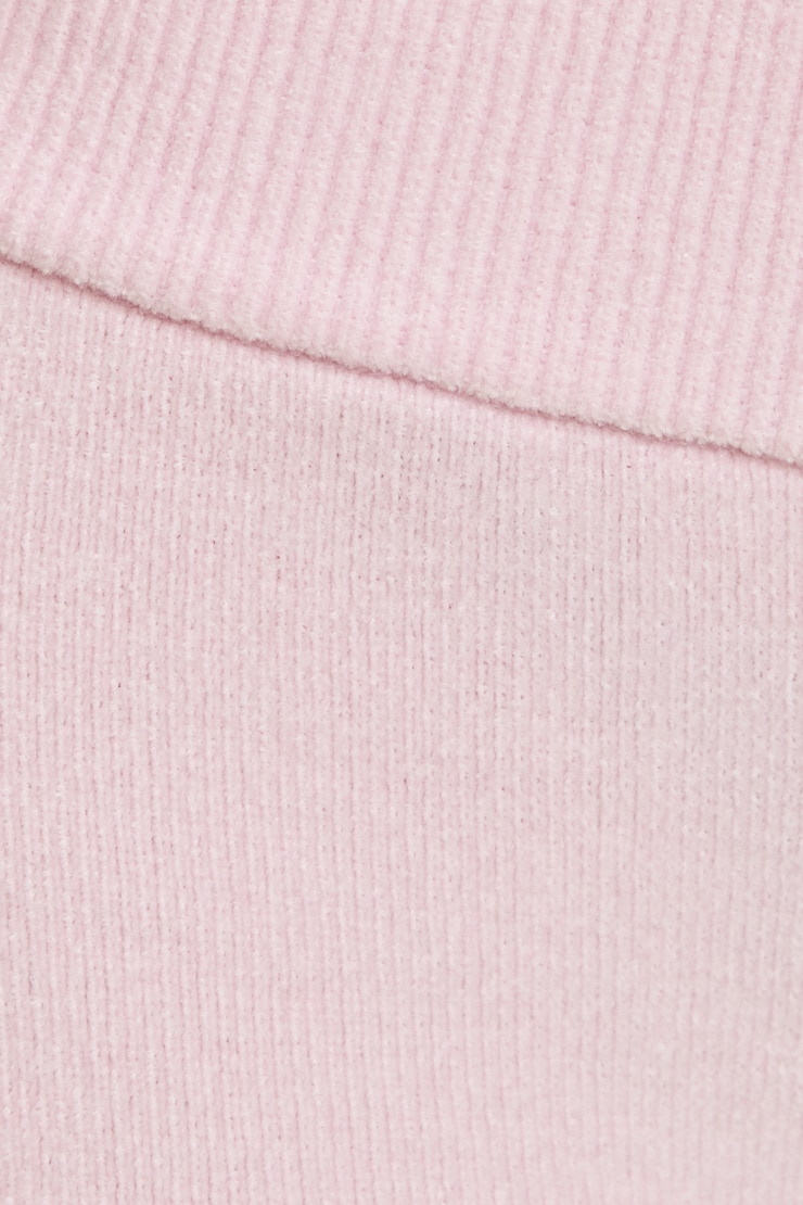 Chenille Low Rise Tiny Shorts Pink - Image 4