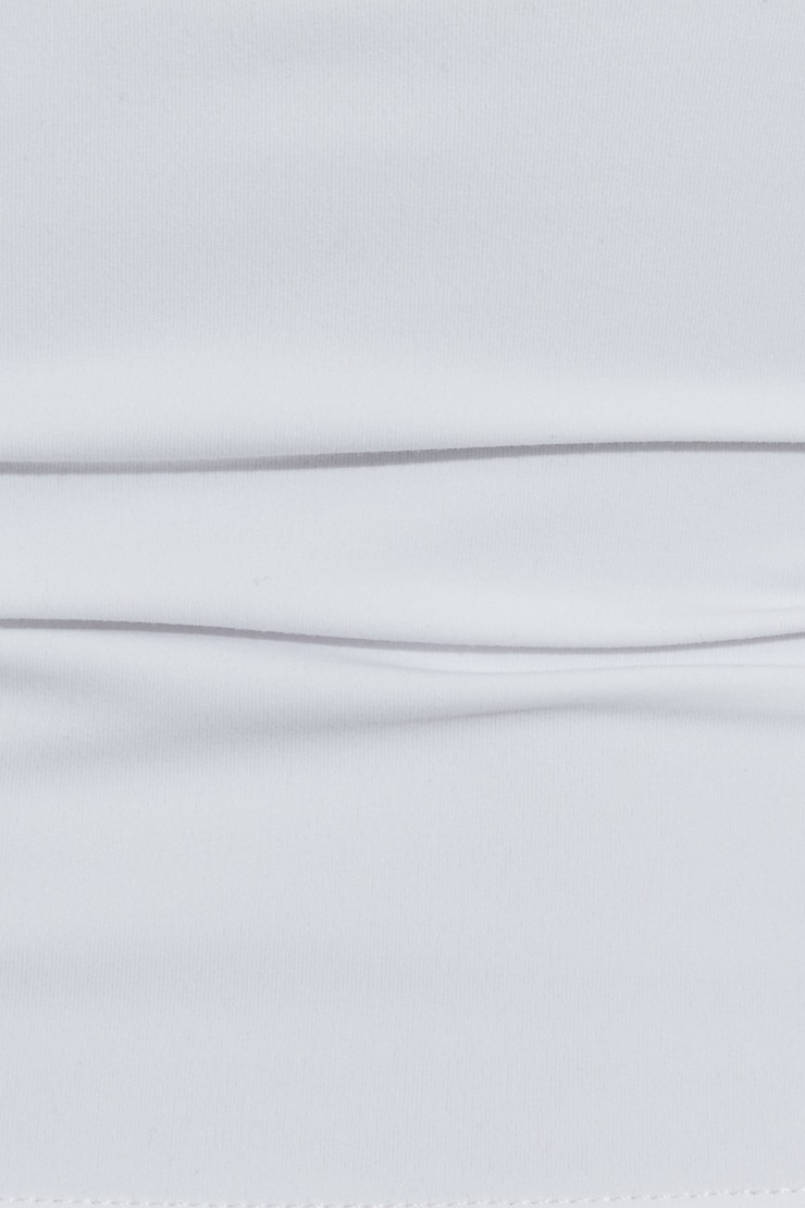 Sleek Plunge Halter Top White - Image 4